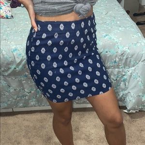 H&M Pattern pencil skirt